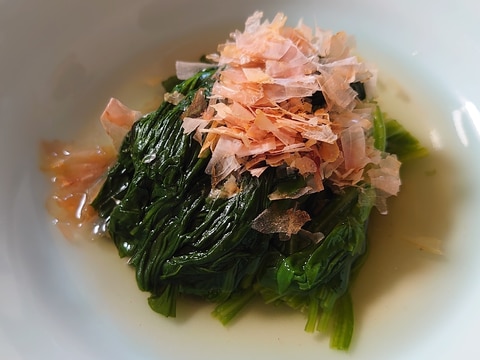 定番 ほうれん草のおひたし
